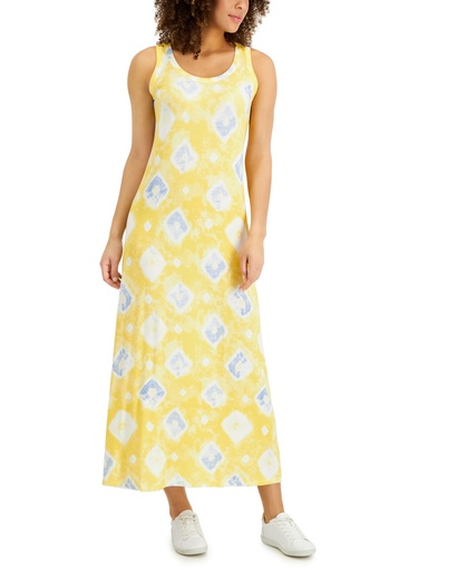 Vestido cuello redondo sin mangas