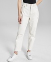 Jeans mom de tiro alto