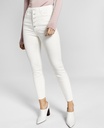 Jeans skinny con dadillo sin rematar
