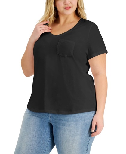 Blusa de algodón con escote en V (copia)