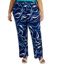 Pantalón stretch de pierna ancha
