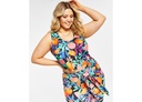 Top con estampado tropical