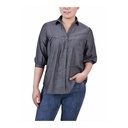 Camisera con pliegues