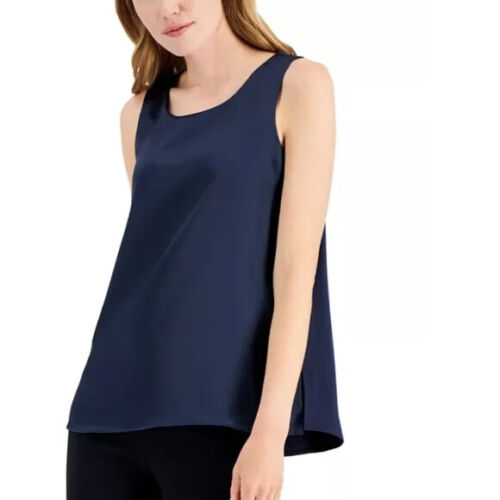 Blusa cuello redondo sin mangas