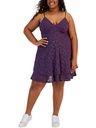 Vestido de encaje floral