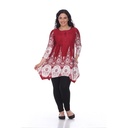 Blusa tipo túnica plisada