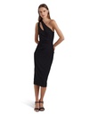 Vestido con escote asimetrico