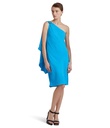Vestido de escote asimètrico