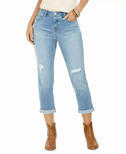 Jeans skinny ripiados