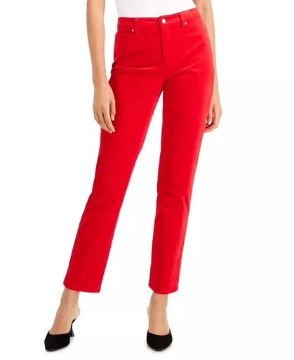 Pantalón rectos de terciopelo