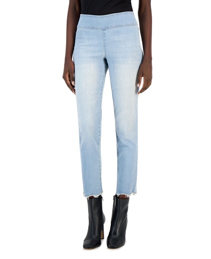 Jeans rectos sin cierres zig-zag