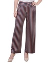 Pantalón a rayas con cinturón