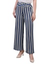 Pantalón a rayas con cinturón