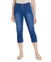 Capri de mezclilla skinny desgastado