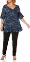 Blusa de mangas acampanadas
