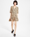 Vestido con estampado animal print