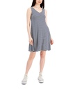 Vestido sin mangas de líneas