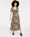 Maxi vestido con estampado paisley