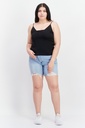Shorts de mezclilla desgastados