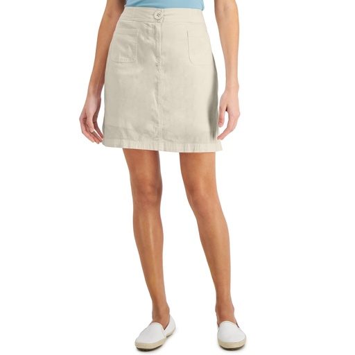 Falda shorts con bolsillos