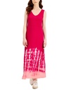 Maxi vestido liviano estampado