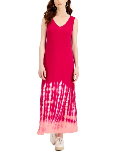 Maxi vestido liviano estampado