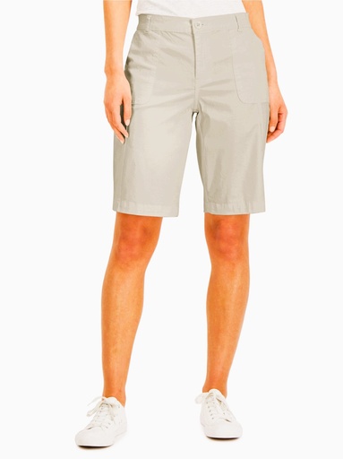 Shorts de tiro medio y cintura elástica