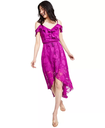 Vestido de coctel floral Jacquard