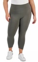 Leggings capri  de punto de tiro alto
