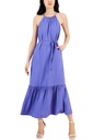 Vestido maxi escalonado