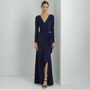Vestido de jersey con volantes