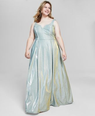 Vestido formal con punto brillante