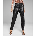 Pantalón de piel sintética Tapered