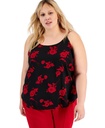 Blusa de tirantes floral Cherry