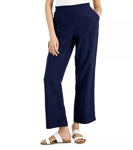 Pantalones de lino sin cierres Luxury