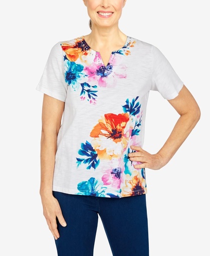 Blusa con estampado floral