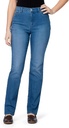 Jeans rectos tiro alto cónico