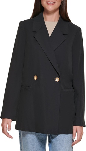 Blazer de diseño cruzado