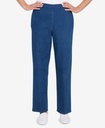 Jeans rectos con cintura elastica