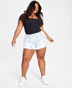 Shorts con bordado de mariposa