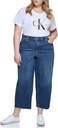 Jeans de tiro alto y pierna ancha