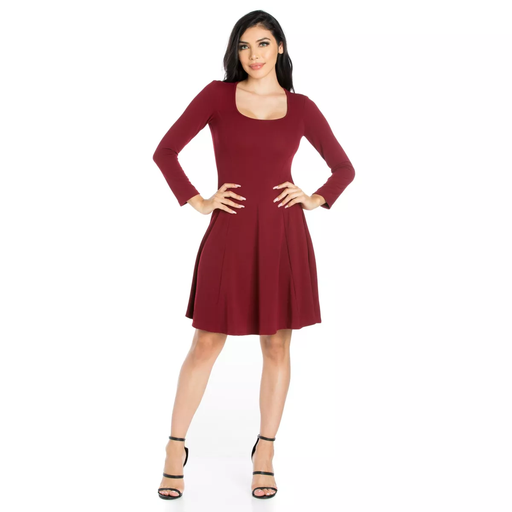 Vestido de falda plisada
