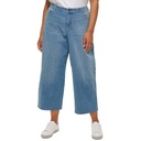 Jeans de tiro alto y pierna ancha