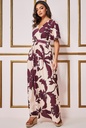 Vestido Maxi con escote traslapado