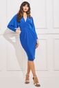 Vestido midi con mangas dolman