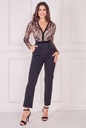 Enterizo con blusa de lentejuelas
