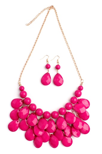 [1780002] Juego de pendientes y collar burbuja (copia)