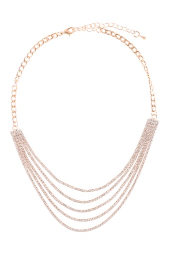 [1780012] Collar con cadena de diamantes