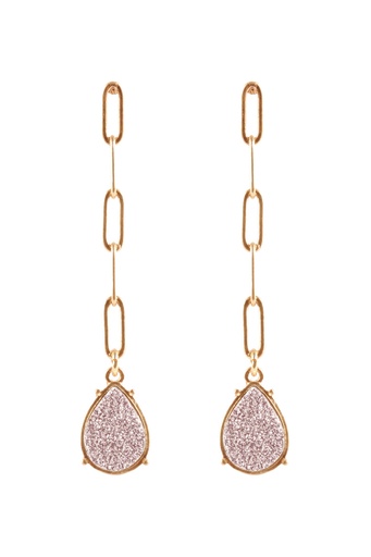 [1780016] Aretes con eslabones de Druz
