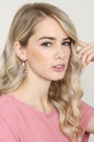 Aretes de doble lágrima